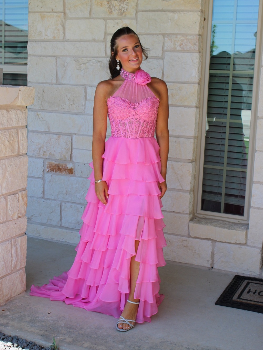 Pink Sherri Hill Prom Dress